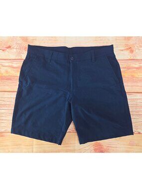 Under Armour Mens Navy Blue Athletic Shorts Size 38